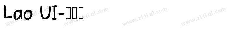 Lao UI字体转换